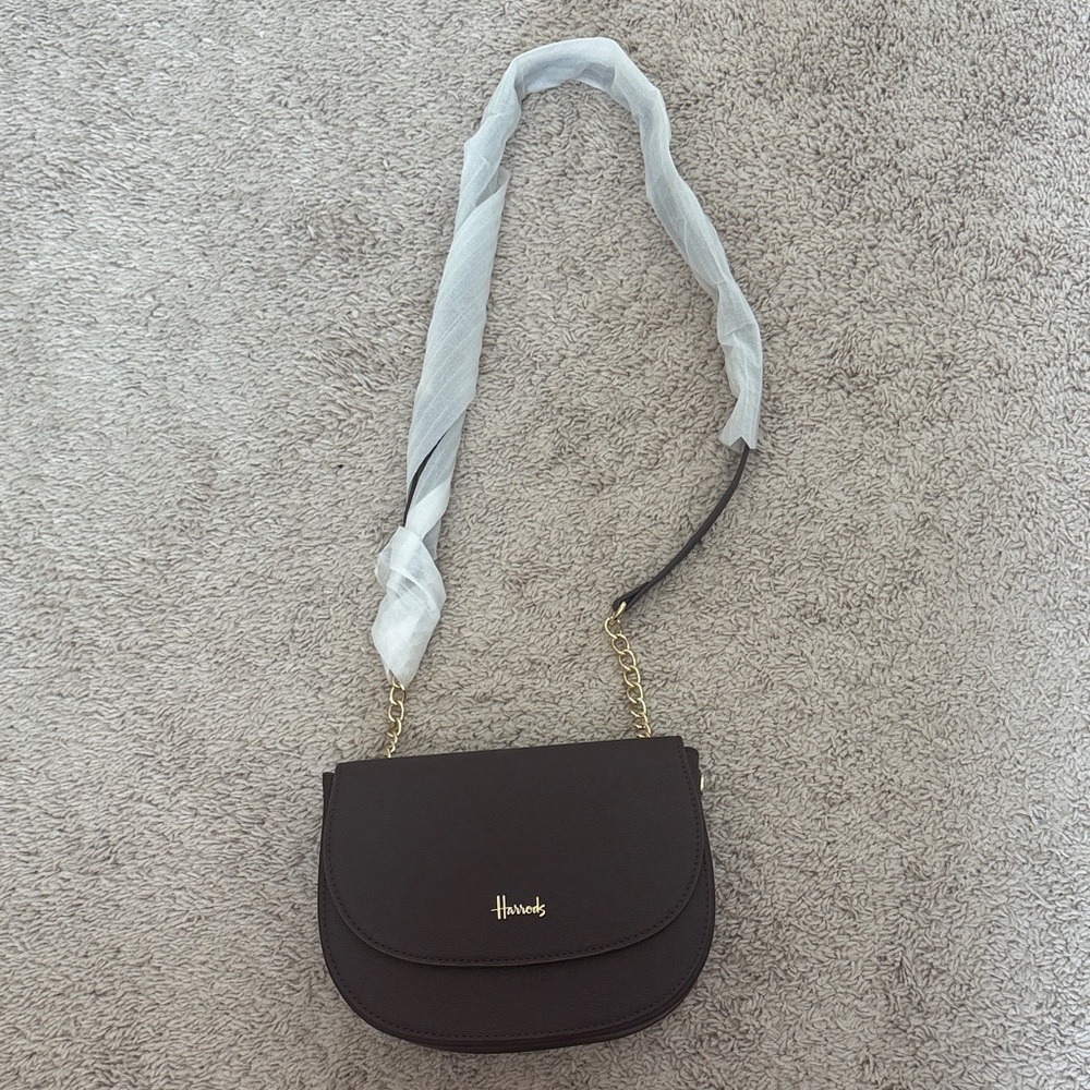 Harrods Brown Crossbody Bag